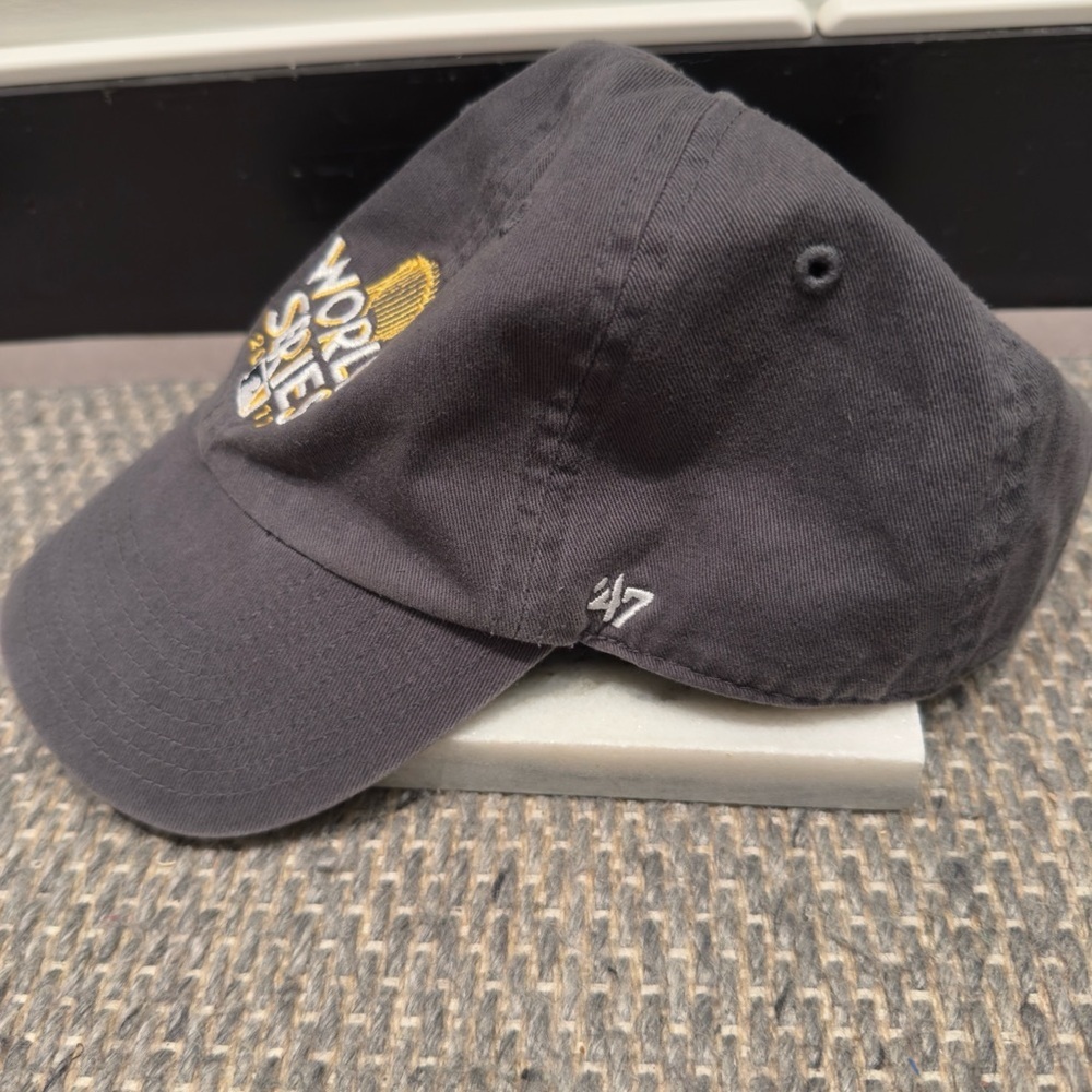 ‘47 Brand World Series 2017 Navy Hat The Houston Astros Won - Picture 2 of 6